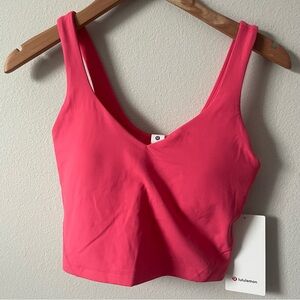 NWT Lululemon Align Tank Glaze Pink Size 8